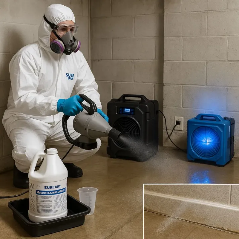 Sanitization and Odor Removal process in North Madison, IN