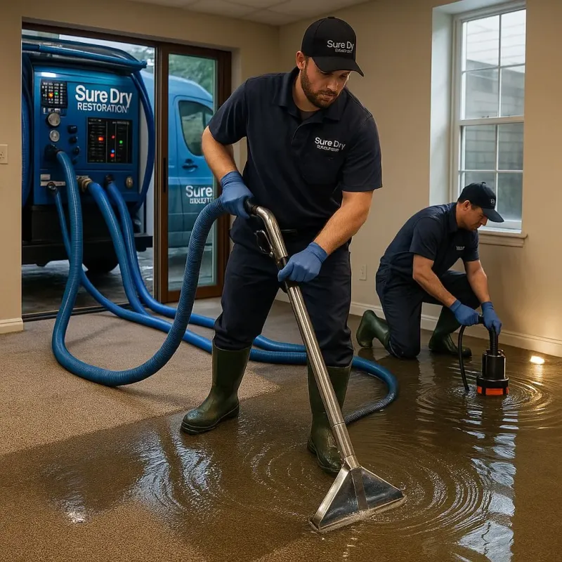 Water Extraction and Removal process in North Madison, IN